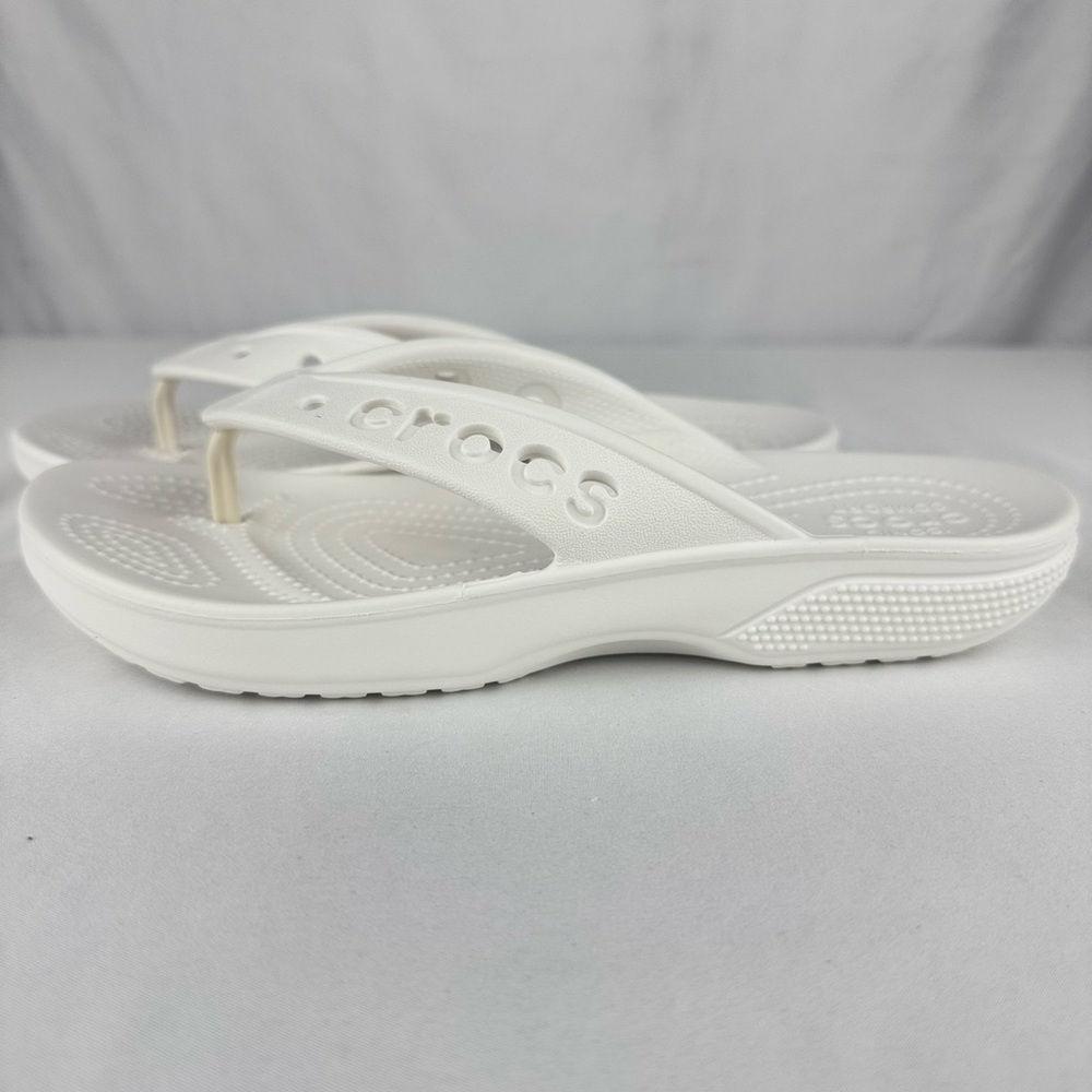 NWOT Crocs Unisex BAYA II White Flip Flop - Picture 5 of 8
